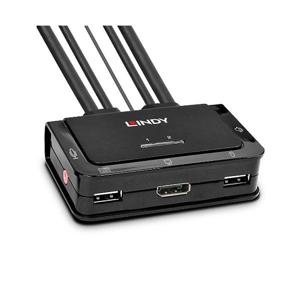 Lindy 2 PORT DISPLAYPORT KVM SWITCH